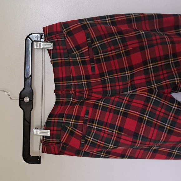 JCrew Cameron slim crop Plaid Tartan. SZ4. Excellent wool66%,poly29,elastene5. - Picture 3 of 8